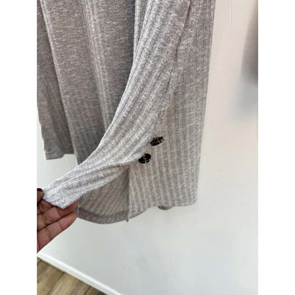 Simply Noelle Women Dress Tunic Size Small Gray Long Sleeve Pullover - Picture 8 of 12